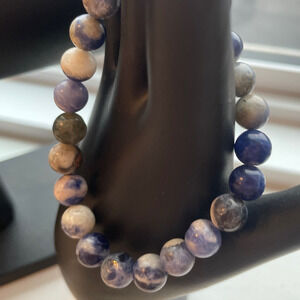Beautiful Blue Sodalite Crystal Bracelet